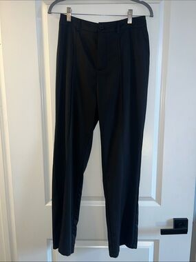 Black Pleated Dress Pants
